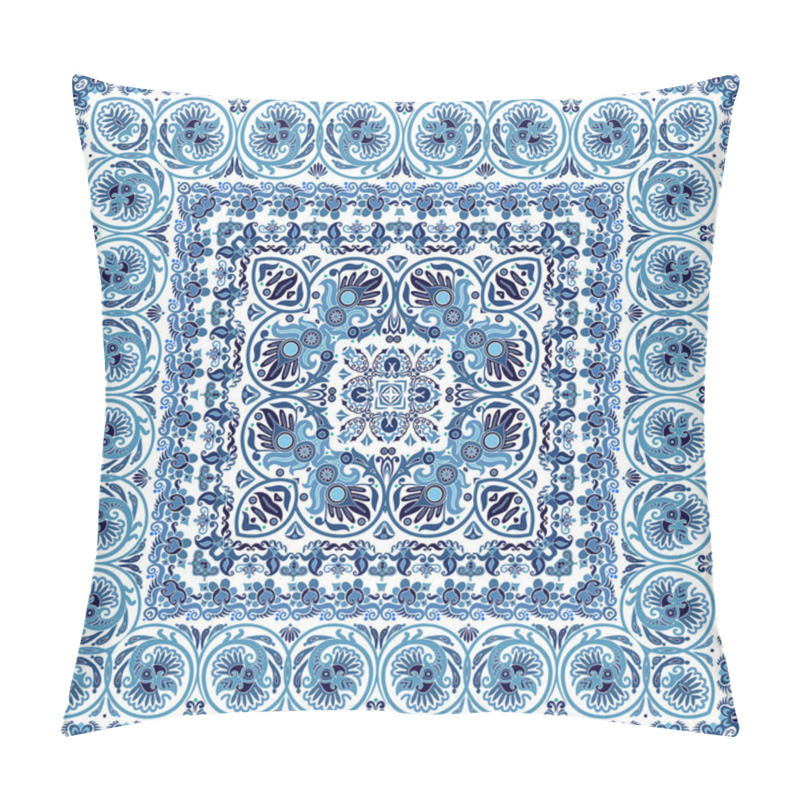 Personality  Vector Floral Ethnic Ornamental Illustration Pillow Covers