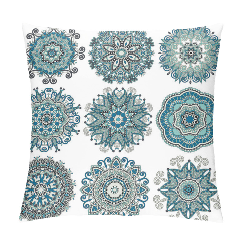 Personality  Circle Lace Ornament Pillow Covers