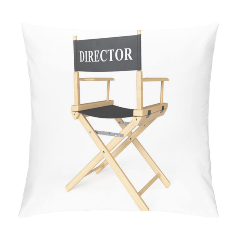 Personality  Cinema Industry Concept. Directors Chair Pillow Covers