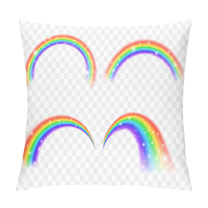 Personality  Fairytale Rainbow Icon Pillow Covers