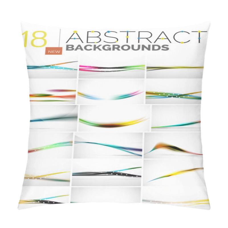 Personality  Collection Of Abstract Backgrounds Pillow Covers