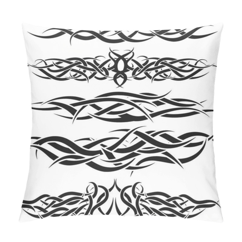 Personality  Patterns Of Tribal Tattoo For Design Use Pillow Covers