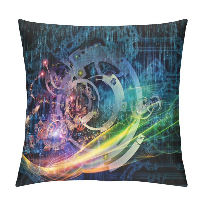 Personality  Lights Of Gears Pillow Covers