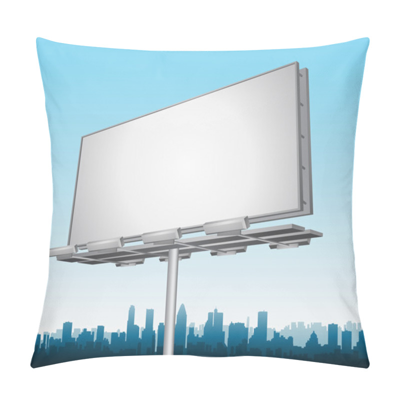 Personality  Vector Highway Ad Billboard Roadside Pillow Covers