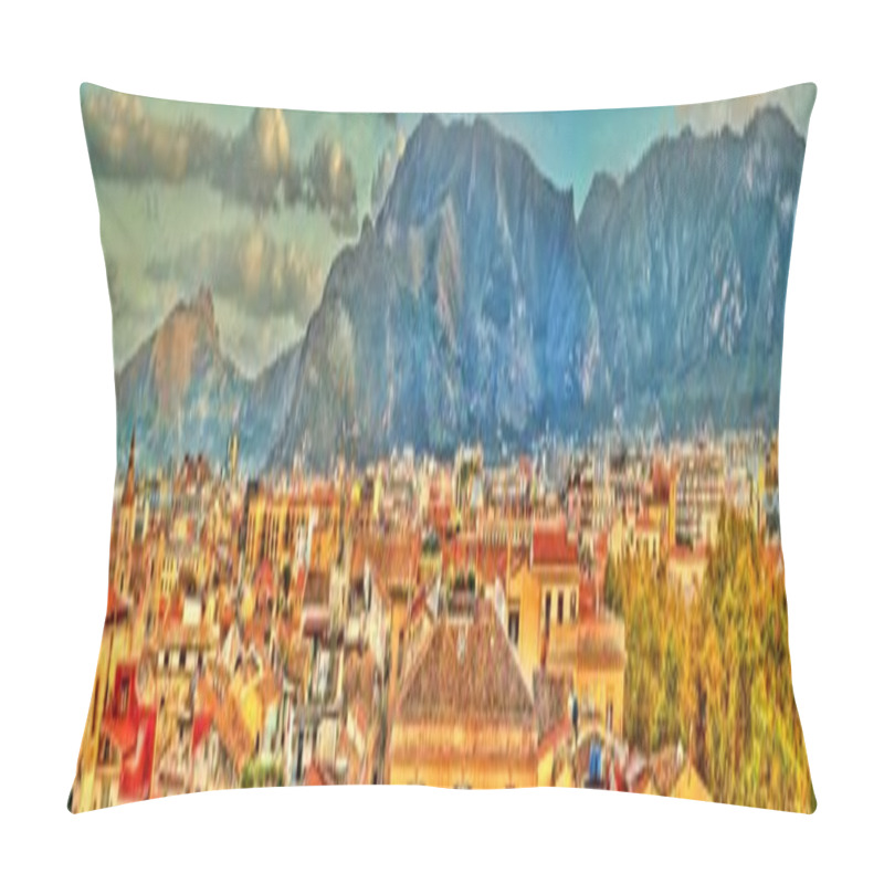 Personality  Palermo As Seen From The Roof Of The Cathedral - Sicily Pillow Covers