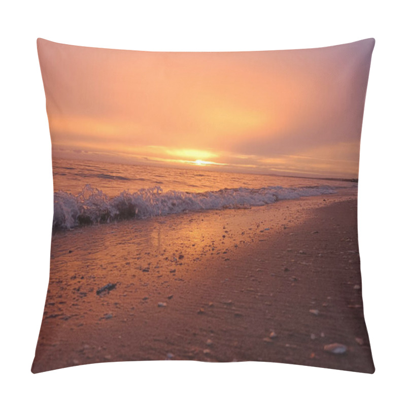 Personality  Beautiful Sunset At Pasiagon In The Philippines Pillow Covers