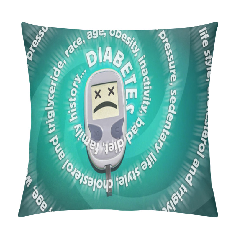 Personality  Diabetes Symptoms Spiral Pillow Covers