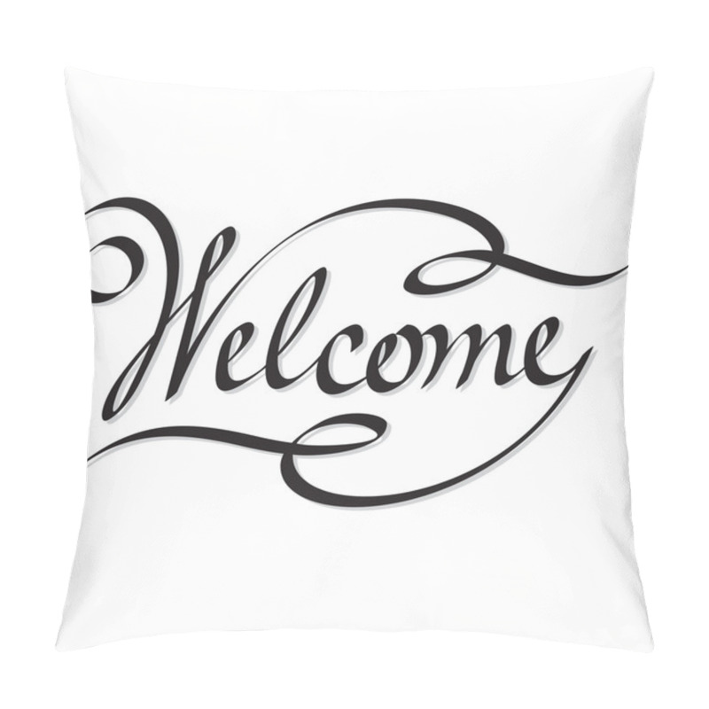 Personality  Vector Hand Lettering Inscription Welcome Pillow Covers