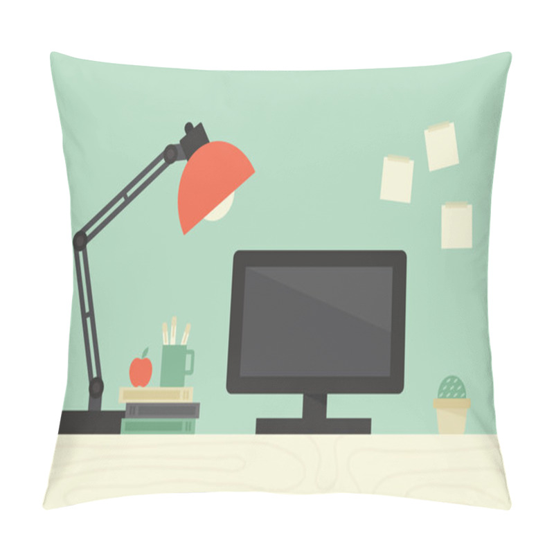 Personality  Computer Desk Pillow Covers