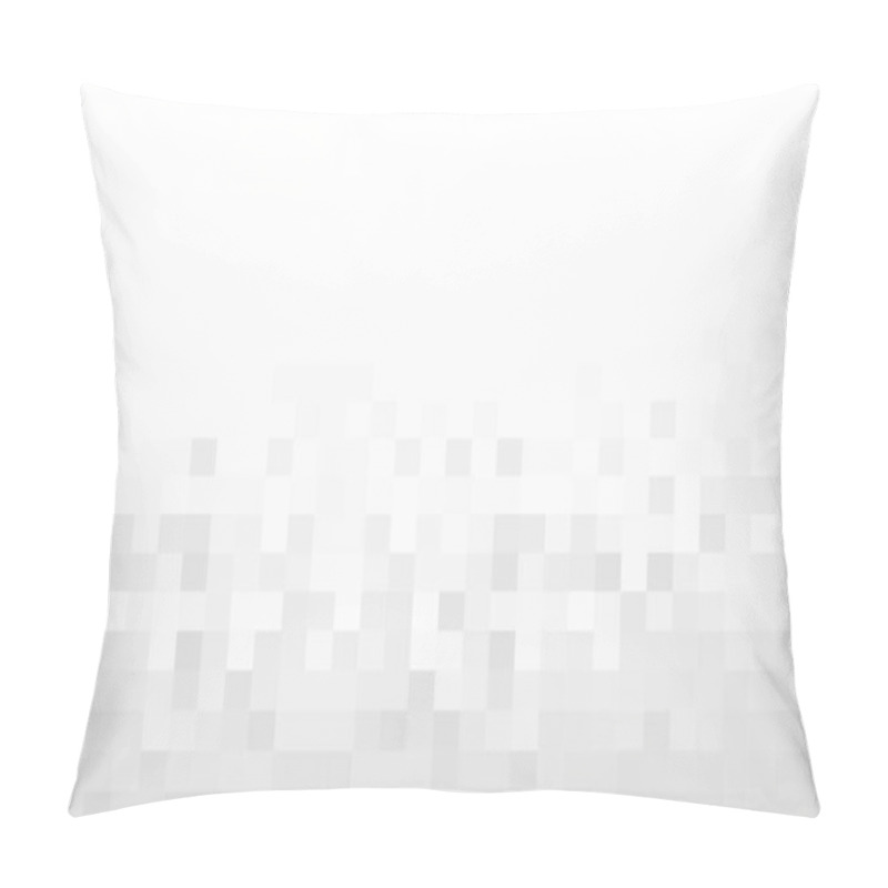 Personality  Geometry Abstract Square White And Gray Background Vector. Pillow Covers