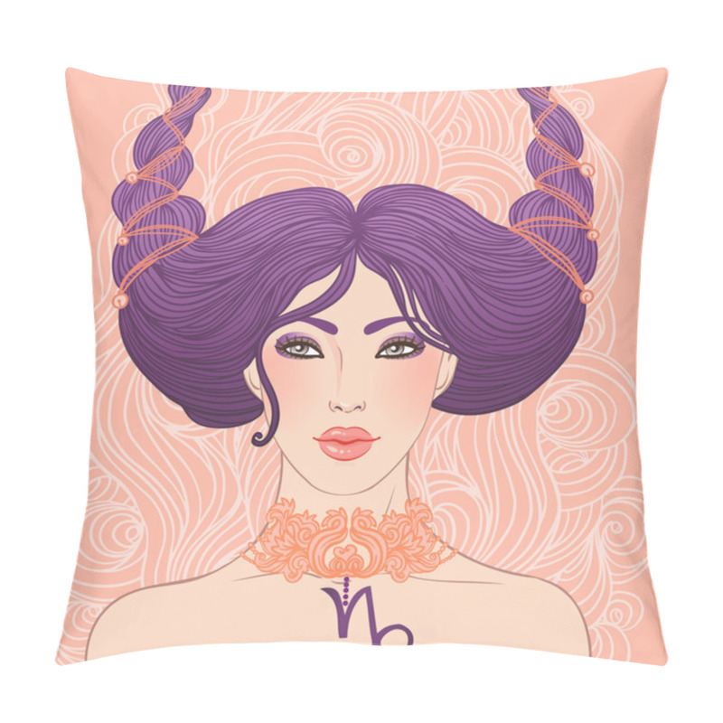 Personality  Capricorn Astrological Sign Pillow Covers