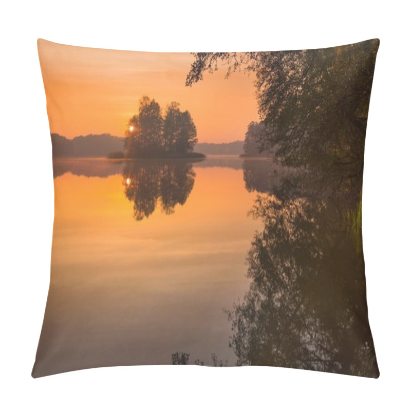 Personality  Lake Sunrise Pillow Covers