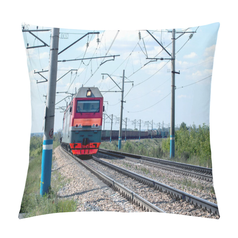 Personality  Freight Train Pillow Covers