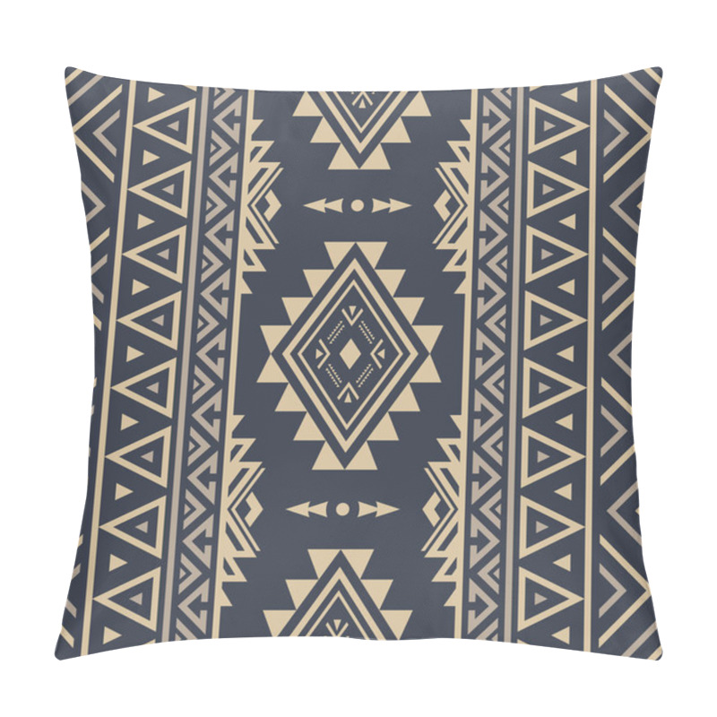 Personality  Tribal Seamless Pattern. Ethnic Geometric Vector Background. Aztec, Mayan Or Inca Style Pillow Covers