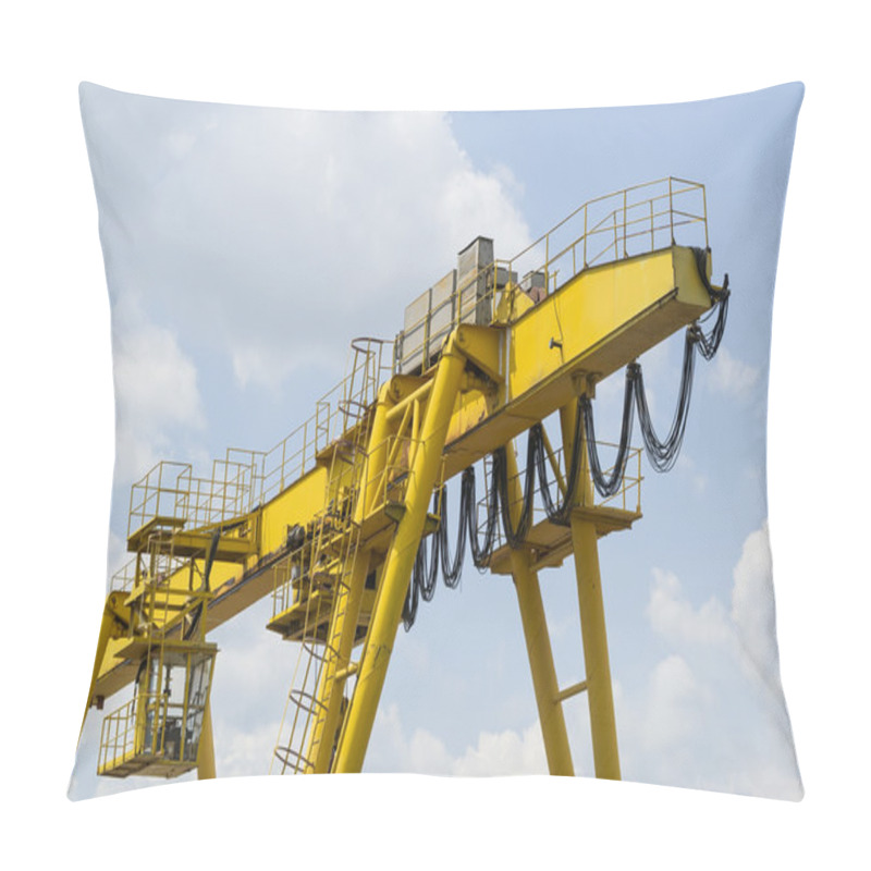 Personality  Yellow Industrial Crane Pillow Covers