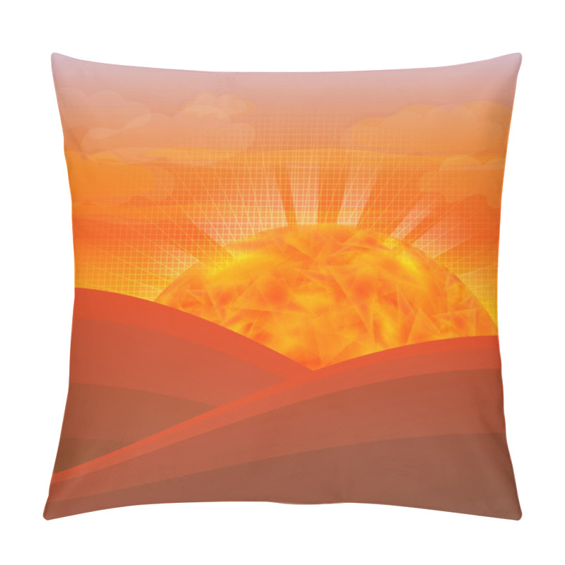 Personality  Sun Rises2 Pillow Covers