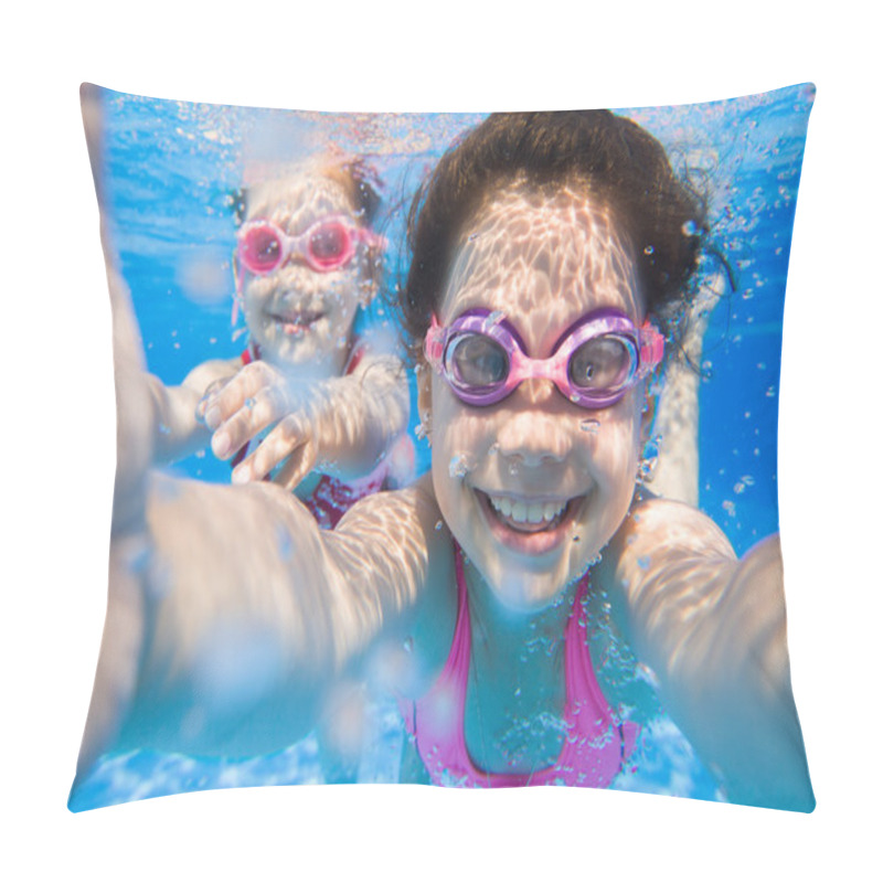 Personality  Girls In Swimming Pool Pillow Covers