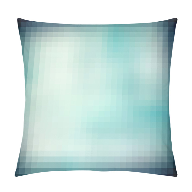 Personality  Blue Mosaic Background Pillow Covers