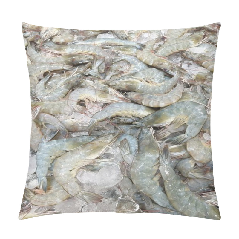 Personality  Pacific White Shrimp With In For Fresh Before Cooking Pillow Covers