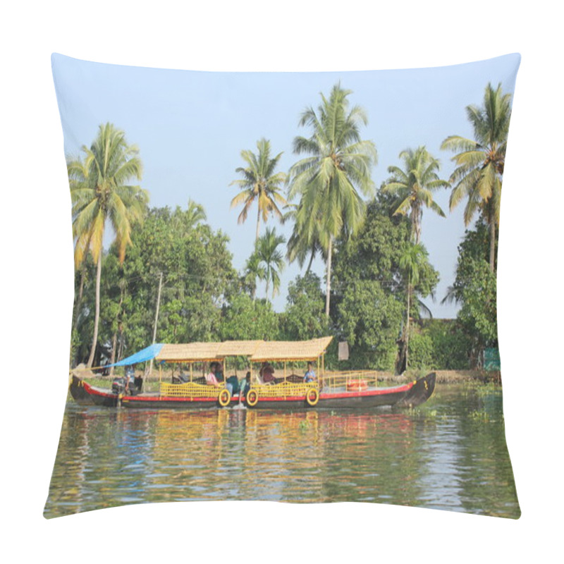 Personality  Alleppey Backwaters, Kerala, India Pillow Covers