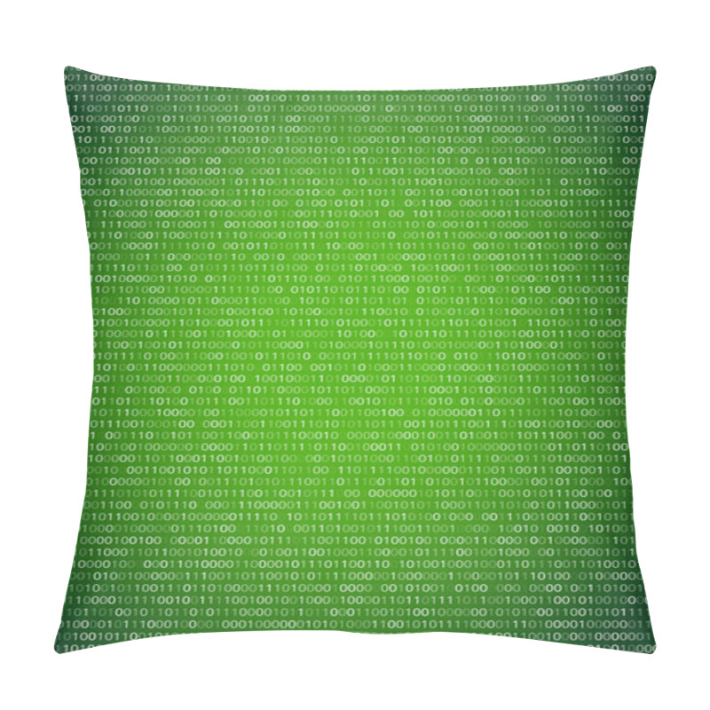 Personality  Binary Code Background Pillow Covers