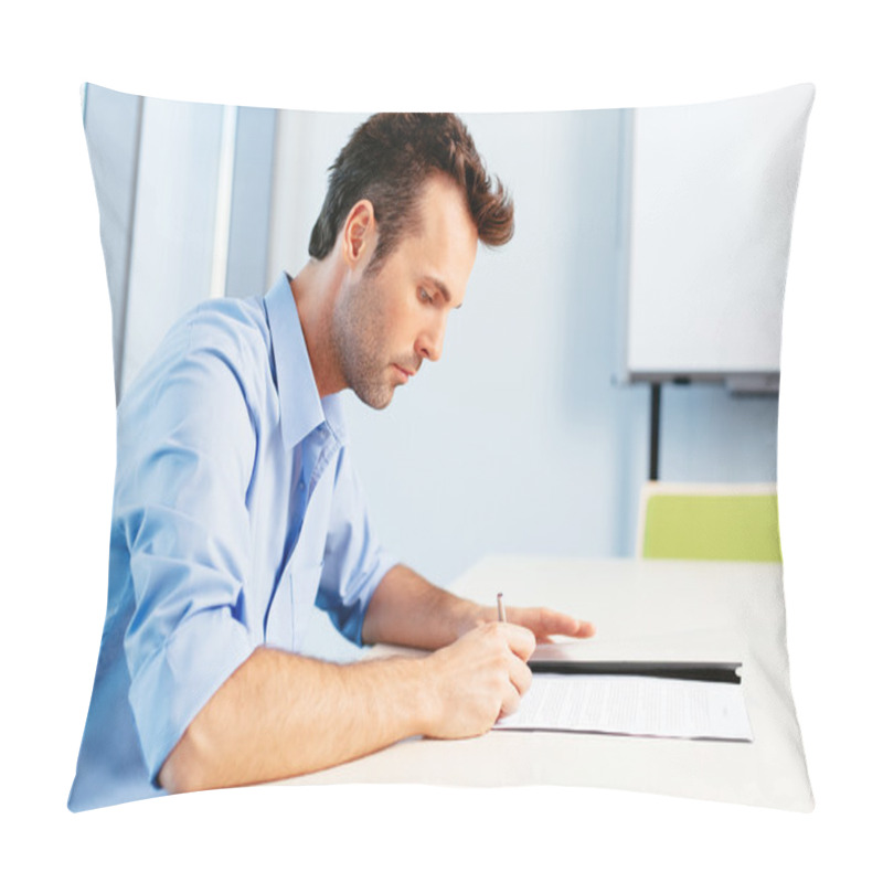 Personality  Student Taking A Written Test Pillow Covers