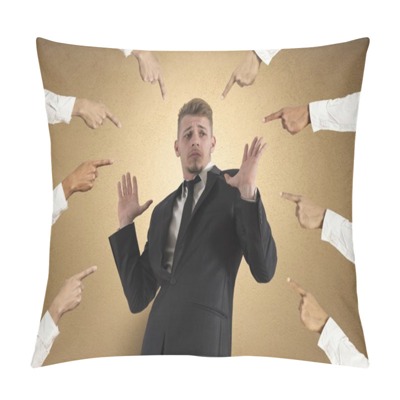 Personality  Accused Businessman Pillow Covers