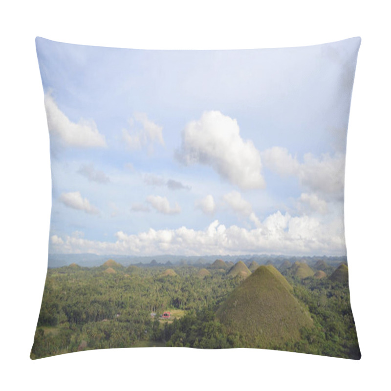 Personality  Chocolate Hills. Located In Cebu, The Philippines. What A Geolog Pillow Covers