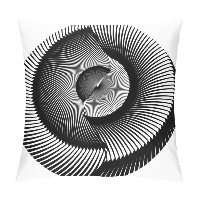 Personality  Abstract Geometric Circular Element.  Pillow Covers