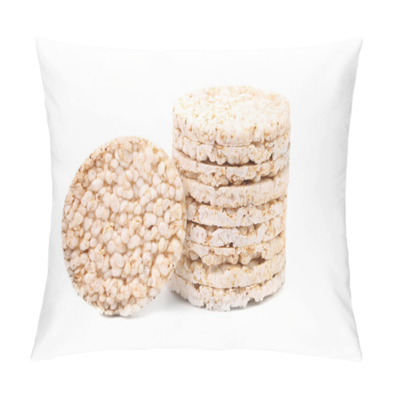 Personality  Stack Of Puffed Rice Snack. Pillow Covers