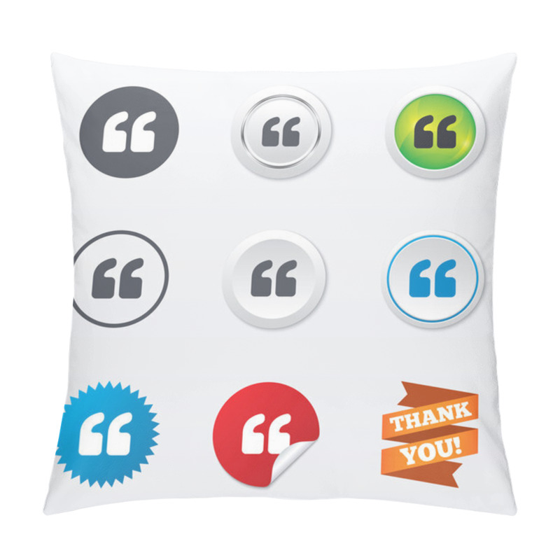 Personality  Quote Sign Icons Pillow Covers