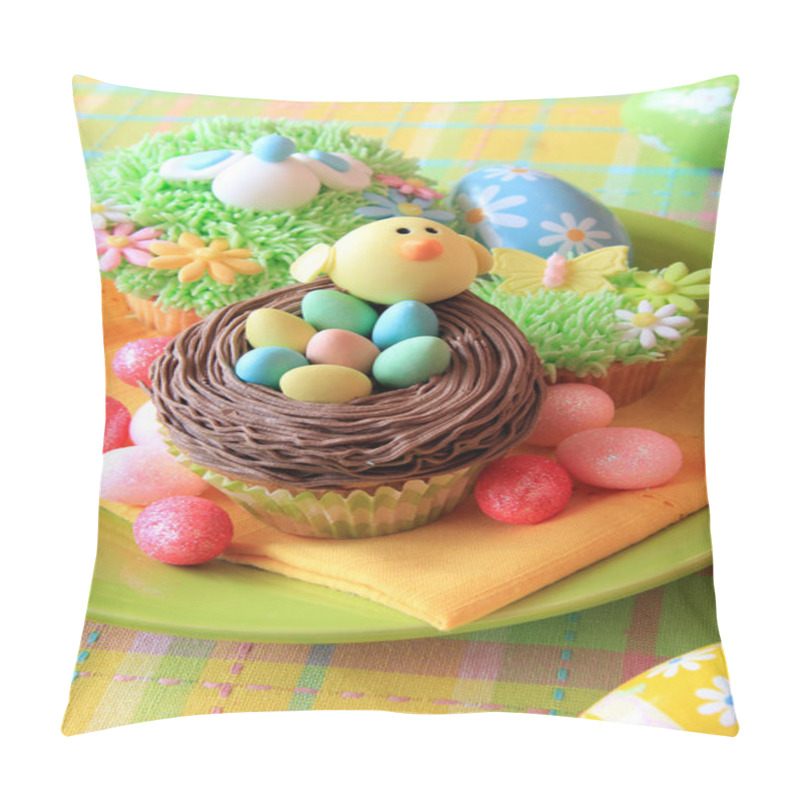 Personality  Easter Egg Cupcakes Pillow Covers