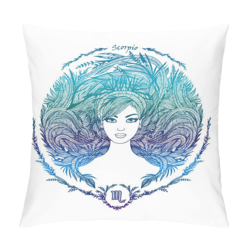 Personality  Zodiac Sign. Scorpio Pillow Covers