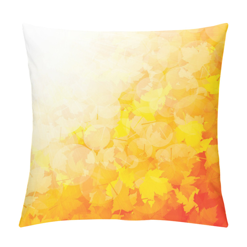 Personality  Autumn Leaves Background Pillow Covers