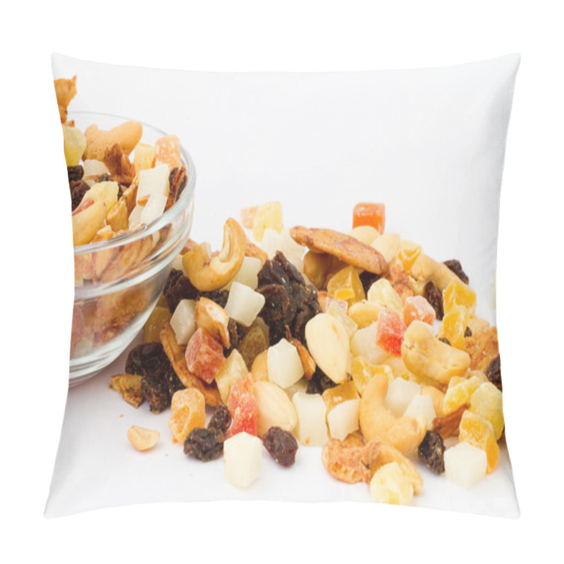 Personality  Tropical Nuts And Fruits Mix Pillow Covers