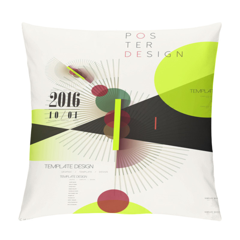 Personality  Modern Poster Template  Pillow Covers