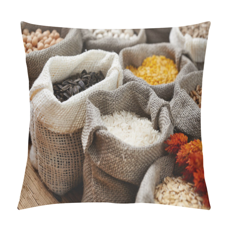 Personality  Corn And Grains In Bags Pillow Covers