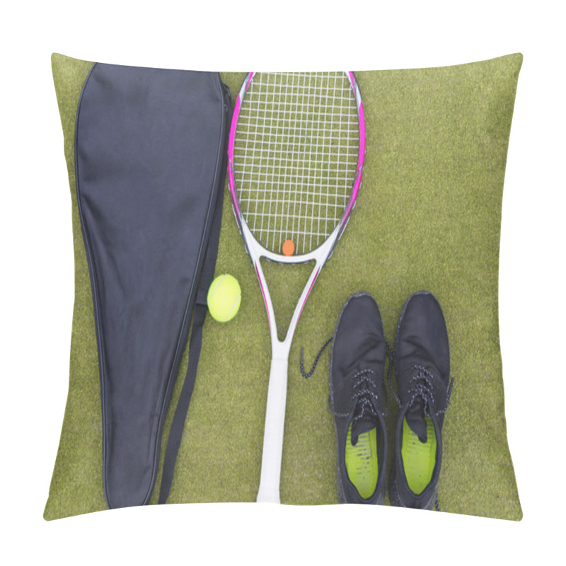 Personality  Tennis Equipment Set Of Tennis Racket With Cover, Ball And Male  Pillow Covers