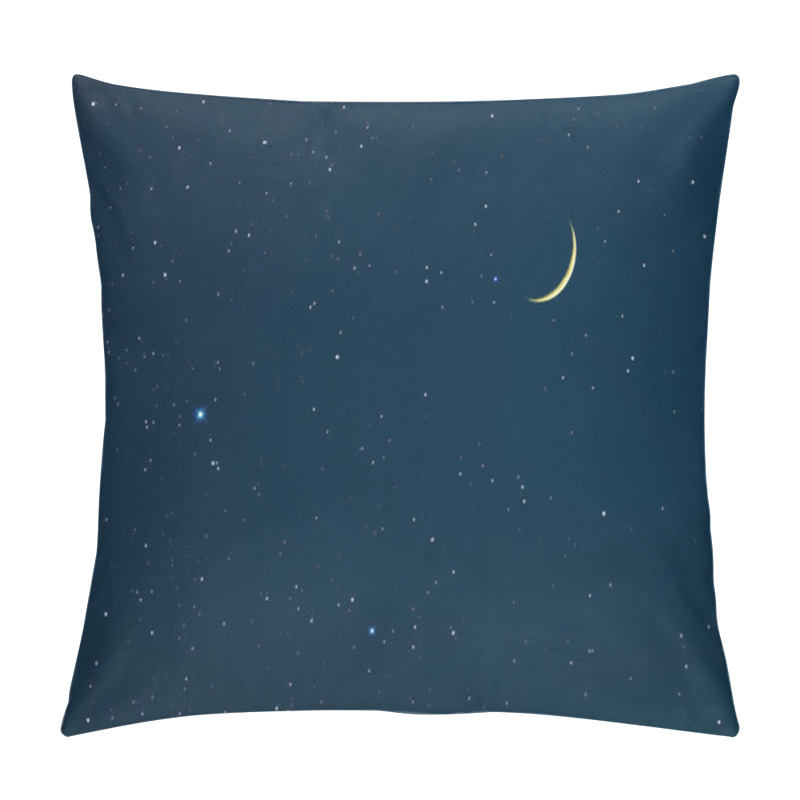 Personality  New Moon And Stars Pillow Covers