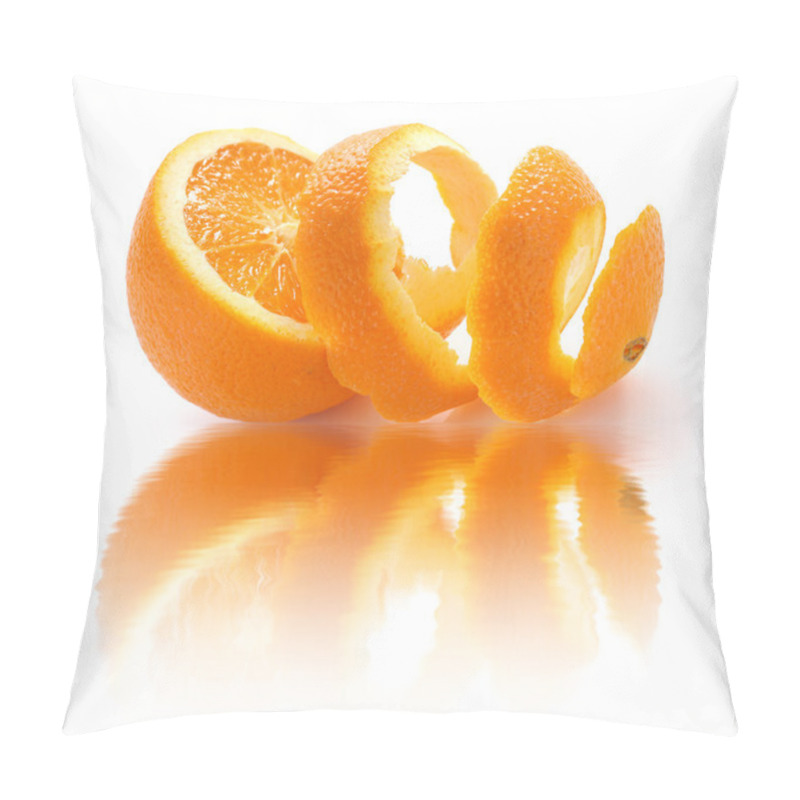 Personality  Peeled Orange And Reflection Pillow Covers