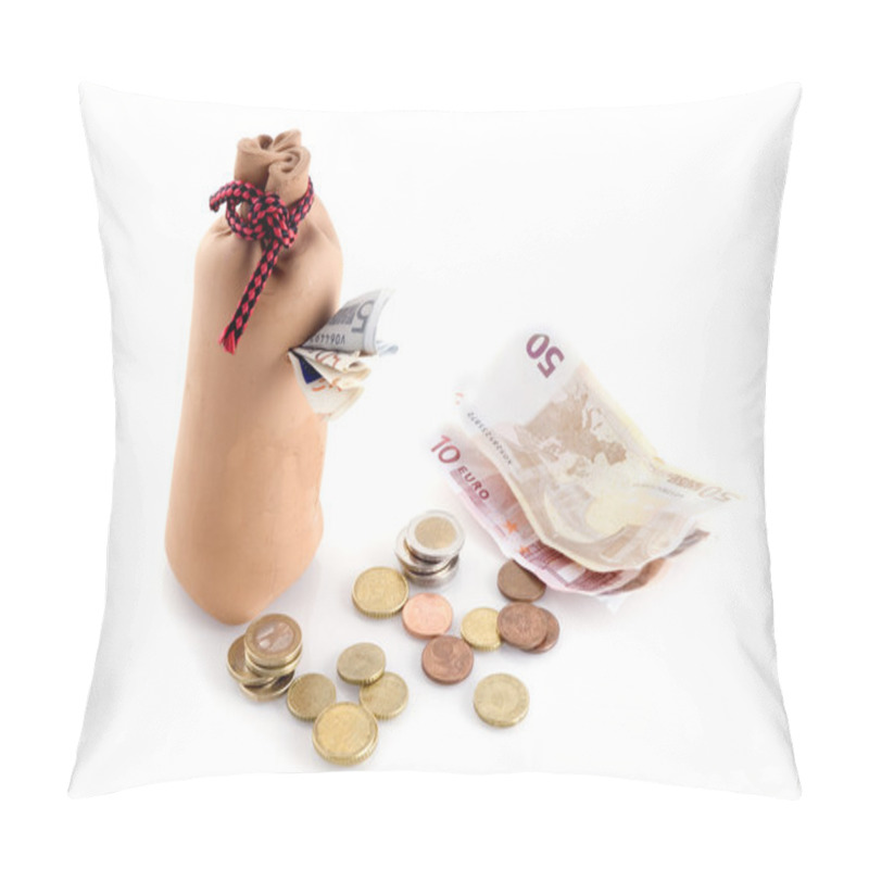 Personality  Red Pig For Saving Money Pillow Covers