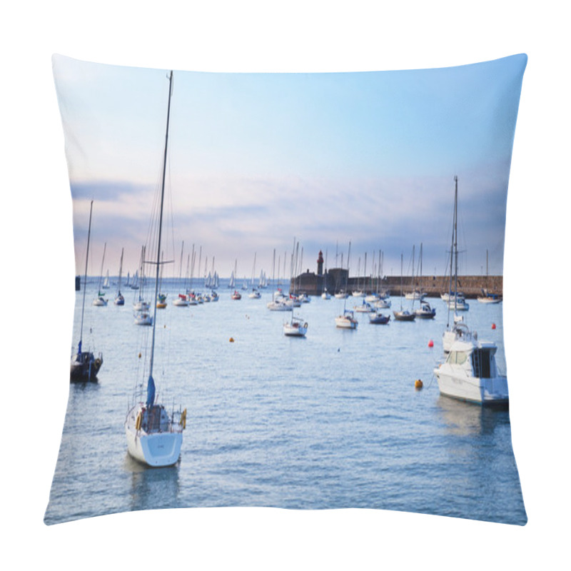 Personality  Sunset Harbor Pillow Covers