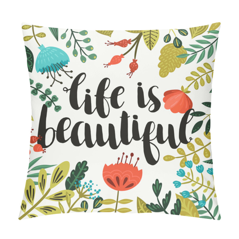 Personality  Inspirational Vector Poster With Hand Drawn Lettering Pillow Covers