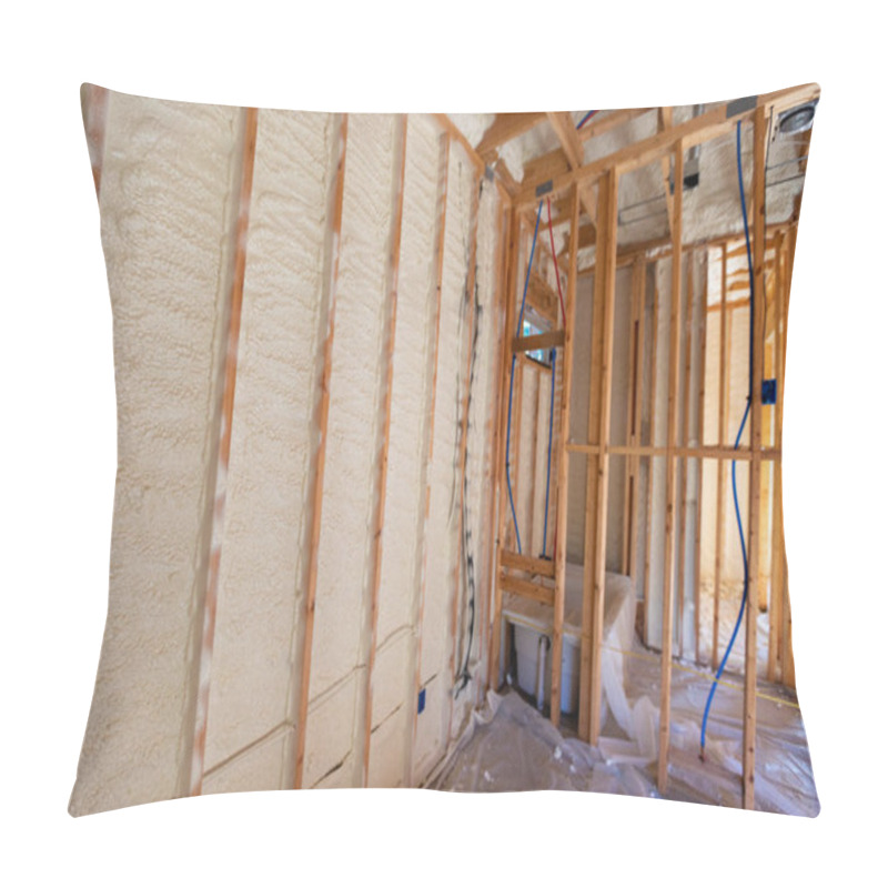 Personality  Spray Foam Insulation In New Home Construction Pillow Covers