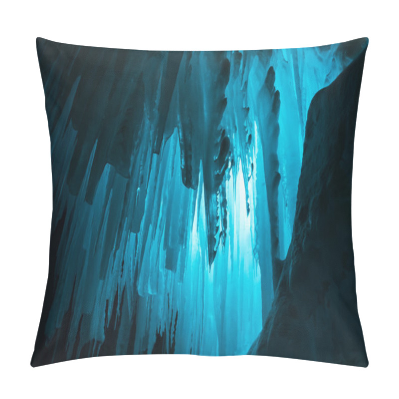 Personality  Ice Castles Icicles And Ice Formations Pillow Covers