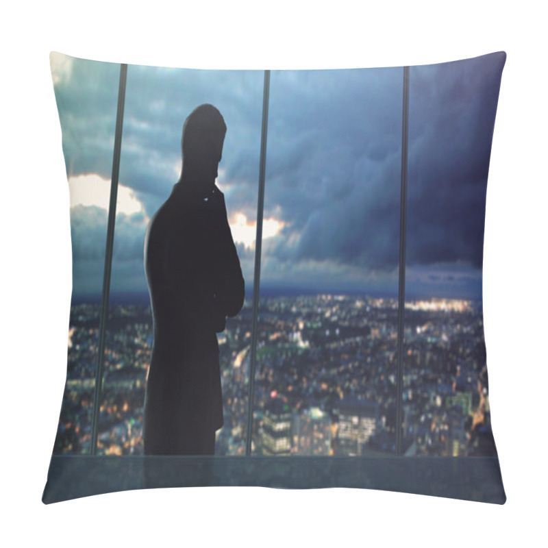 Personality  Man And City Nightlife Pillow Covers