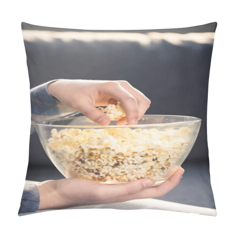 Personality  Person Eating Popcorn  Pillow Covers