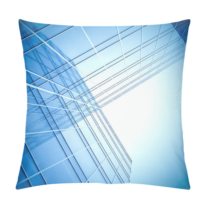 Personality  Glass Building Perspective View Pillow Covers