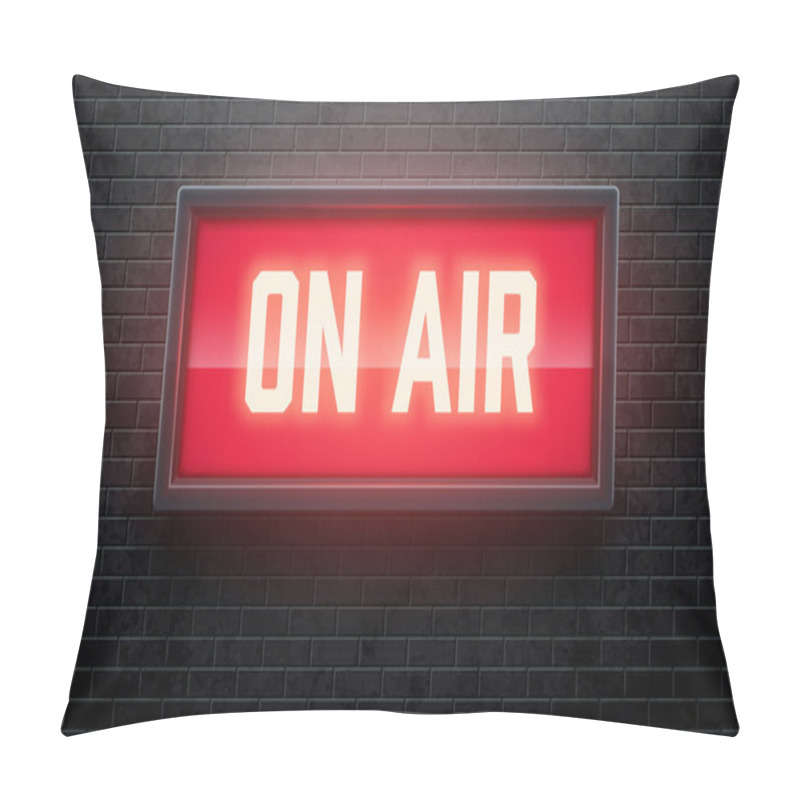 Personality  On Air Red Lightbox Pillow Covers