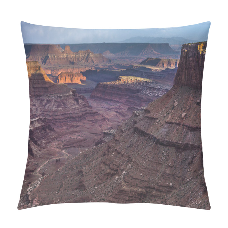 Personality  Beautiful Sunset Near The Marlboro Point Canyonlands Utah Pillow Covers